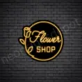 Flower-Shop-Neon-Sign-24x22-WS-B-ORANGE
