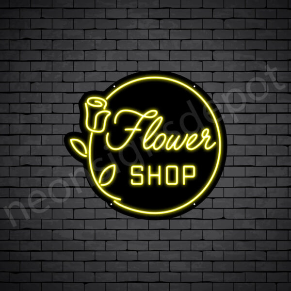 Flower-Shop-Neon-Sign-24x22-WS-B-YELLOW Flower-Shop-Neon-Sign-24x22-WS-B-YELLOW