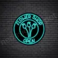 Flower-Shop-Open-Neon-Sign-24x24-WS-B-BRIGHT-BLUE