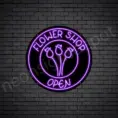 Flower-Shop-Open-Neon-Sign-24x24-WS-B-PURPLE