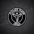 Flower-Shop-Open-Neon-Sign-24x24-WS-B-WHITE