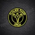 Flower-Shop-Open-Neon-Sign-24x24-WS-B-YELLOW