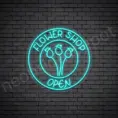 Flower-Shop-Open-Neon-Sign-24x24-WS-C-BRIGHT-BLUE
