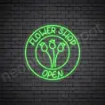 Flower-Shop-Open-Neon-Sign-24x24-WS-C-GREEN