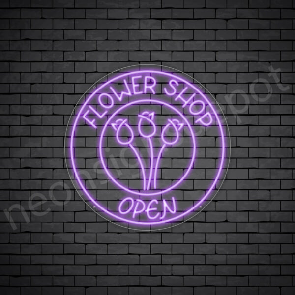 Flower-Shop-Open-Neon-Sign-24x24-WS-C-PURPLE Flower-Shop-Open-Neon-Sign-24x24-WS-C-PURPLE