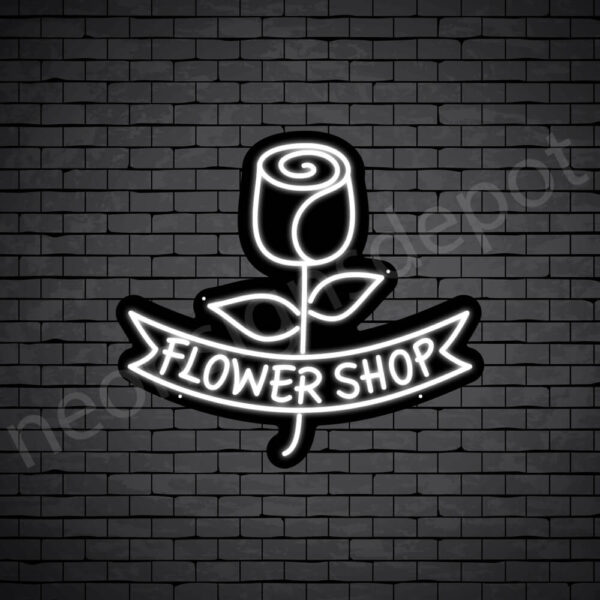Flower-Shop-V2-Neon-Sign-22x24-WS-B-WHITE WS White Flower Shop V2 Neon Sign