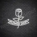 White Flower Shop V2 Neon Sign