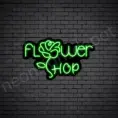 Flower-Shop-V3-Neon-Sign-14x24-WS-B-GREEN