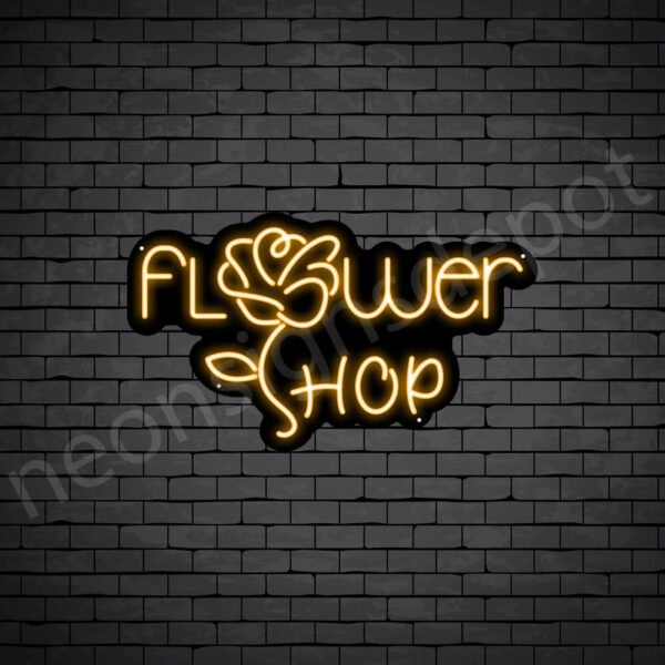 Flower-Shop-V3-Neon-Sign-14x24-WS-B-ORANGE Flower-Shop-V3-Neon-Sign-14x24-WS-B-ORANGE