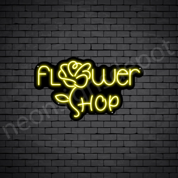 Flower-Shop-V3-Neon-Sign-14x24-WS-B-YELLOW Flower-Shop-V3-Neon-Sign-14x24-WS-B-YELLOW