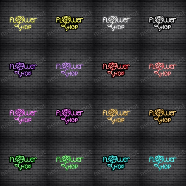 Flower Shop V3 Neon Sign