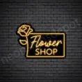 Flower-Shop-V4-Neon-Sign-17x24-WS-B-ORANGE