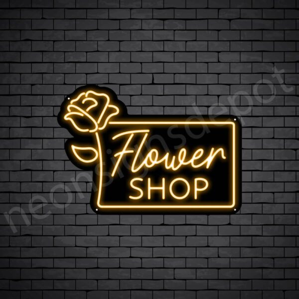 Flower-Shop-V4-Neon-Sign-17x24-WS-B-ORANGE Flower-Shop-V4-Neon-Sign-17x24-WS-B-ORANGE