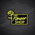 Flower-Shop-V4-Neon-Sign-17x24-WS-B-YELLOW