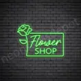 Flower-Shop-V4-Neon-Sign-17x24-WS-C-GREEN