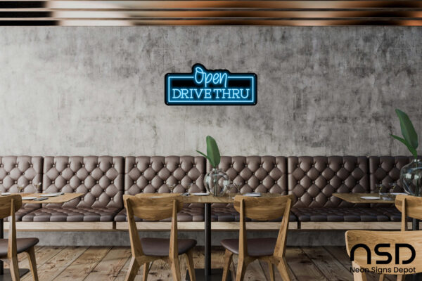 Open Drive-Thru Neon Sign_Black_Mockup_Template01_lightblue Open Drive-Thru Neon Sign_Black_Mockup_Template01_lightblue
