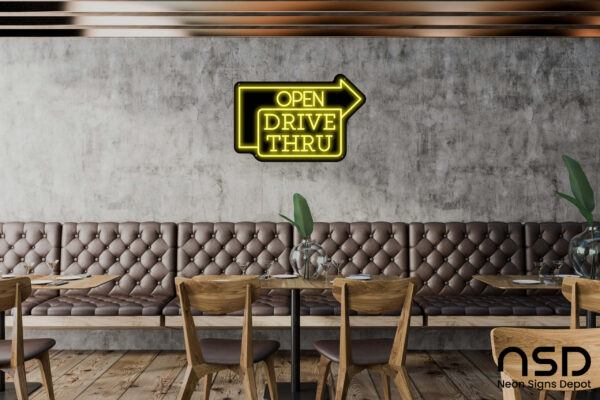 Open Drive-Thru V2 Neon Sign_Black_Mockup_Template01_yellow Open Drive-Thru V2 Neon Sign_Black_Mockup_Template01_yellow