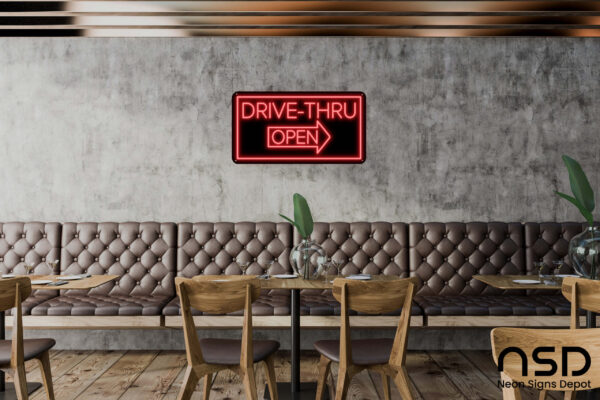 Open Drive-Thru V3 Neon Sign_Black_Mockup_Template01_red Open Drive-Thru V3 Neon Sign_Black_Mockup_Template01_red
