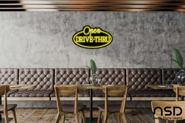 Open Drive-Thru V4 Neon Sign_Black_Mockup_Template01_yellow Open Drive-Thru V4 Neon Sign_Black_Mockup_Template01_yellow