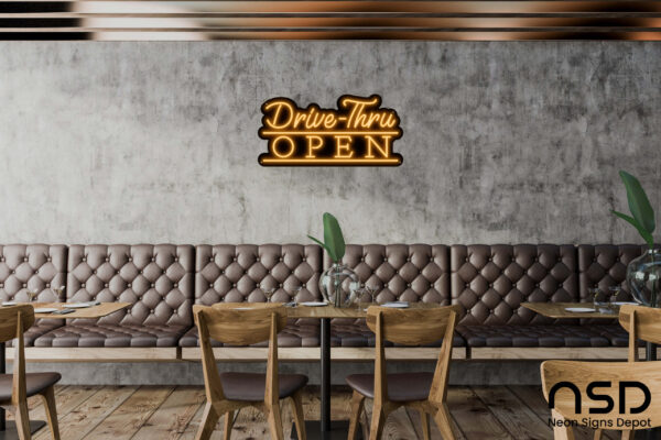 Open Drive-Thru V6 Neon Sign_Transparent_Mockup_Template01_orange Open Drive-Thru V6 Neon Sign_Transparent_Mockup_Template01_orange