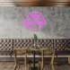 Open Drive-Thru V8 Neon Sign_Transparent_Mockup_Template01_pink