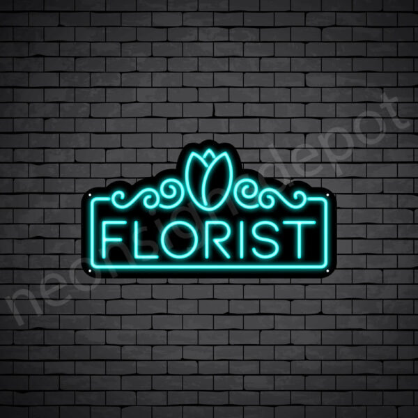 Florist-Neon-Sign-24x13-WS-B-BRIGHT-BLUE Florist-Neon-Sign-24x13-WS-B-BRIGHT-BLUE