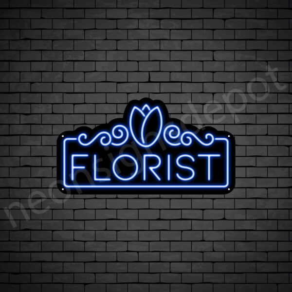 Florist-Neon-Sign-24x13-WS-B-DARK-BLUE Florist-Neon-Sign-24x13-WS-B-DARK-BLUE