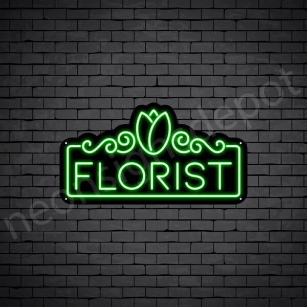 Florist-Neon-Sign-24x13-WS-B-GREEN Florist-Neon-Sign-24x13-WS-B-GREEN