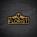 Florist-Neon-Sign-24x13-WS-B-ORANGE