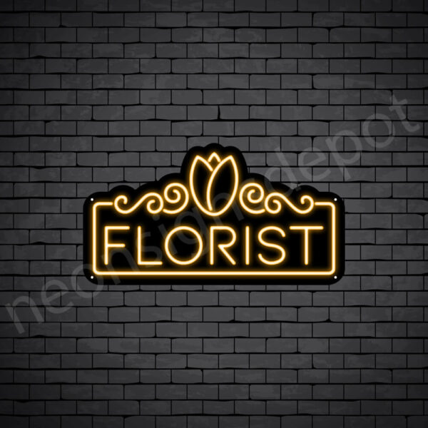 Florist-Neon-Sign-24x13-WS-B-ORANGE Florist-Neon-Sign-24x13-WS-B-ORANGE