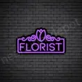 Florist-Neon-Sign-24x13-WS-B-PURPLE