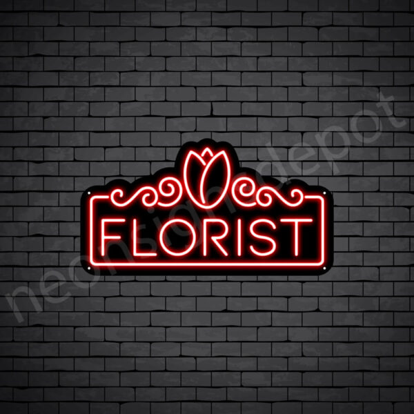 Florist-Neon-Sign-24x13-WS-B-RED Florist-Neon-Sign-24x13-WS-B-RED