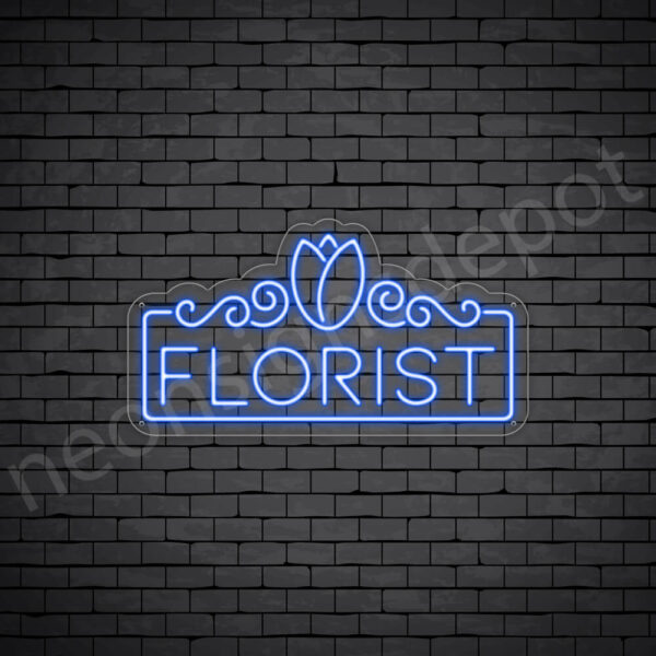 Florist-Neon-Sign-24x13-WS-C-DARK-BLUE Florist-Neon-Sign-24x13-WS-C-DARK-BLUE