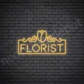 Florist-Neon-Sign-24x13-WS-C-ORANGE