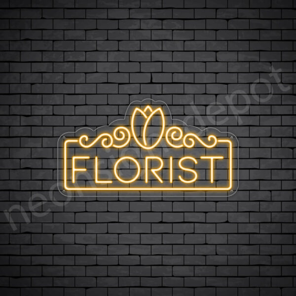 Florist-Neon-Sign-24x13-WS-C-ORANGE Florist-Neon-Sign-24x13-WS-C-ORANGE