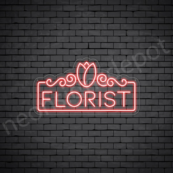 Florist-Neon-Sign-24x13-WS-C-RED Florist-Neon-Sign-24x13-WS-C-RED