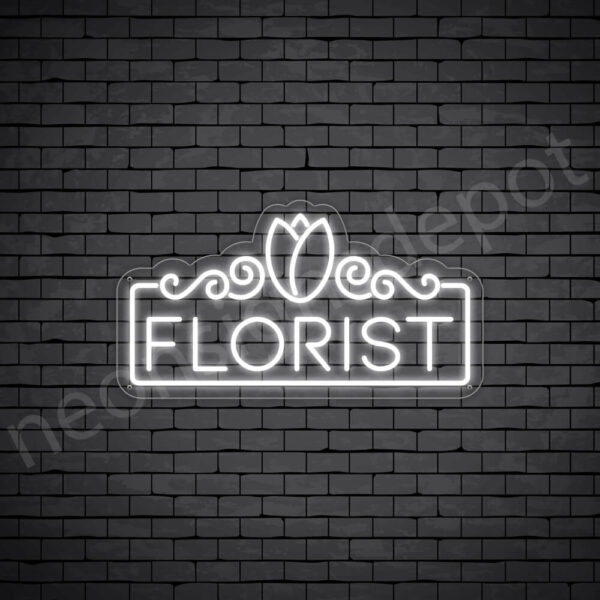 Florist-Neon-Sign-24x13-WS-C-WHITE Florist-Neon-Sign-24x13-WS-C-WHITE