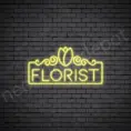 Florist-Neon-Sign-24x13-WS-C-YELLOW