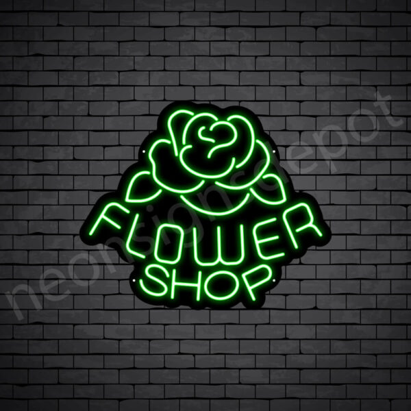 Flower-Shop-V10-Neon-Sign-24x20-WS-B-GREEN Flower-Shop-V10-Neon-Sign-24x20-WS-B-GREEN