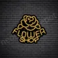 Flower-Shop-V10-Neon-Sign-24x20-WS-B-ORANGE