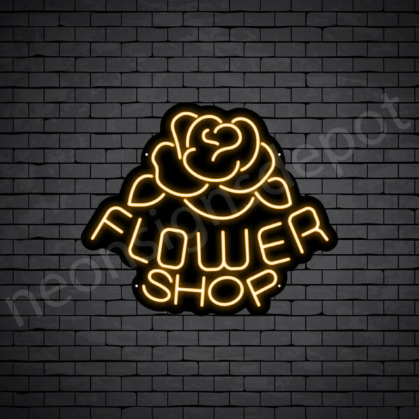 Flower-Shop-V10-Neon-Sign-24x20-WS-B-ORANGE Flower-Shop-V10-Neon-Sign-24x20-WS-B-ORANGE