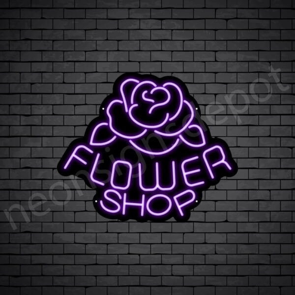 Flower-Shop-V10-Neon-Sign-24x20-WS-B-PURPLE Flower-Shop-V10-Neon-Sign-24x20-WS-B-PURPLE