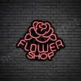 Flower-Shop-V10-Neon-Sign-24x20-WS-B-RED