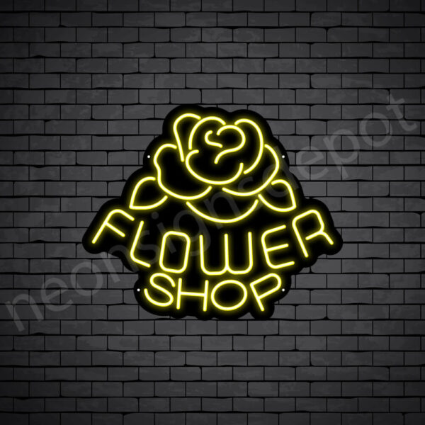 Flower-Shop-V10-Neon-Sign-24x20-WS-B-YELLOW Flower-Shop-V10-Neon-Sign-24x20-WS-B-YELLOW