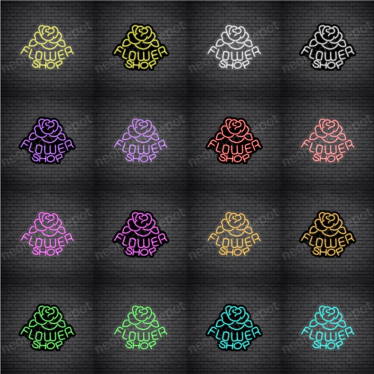 Flower Shop V10 Neon Sign