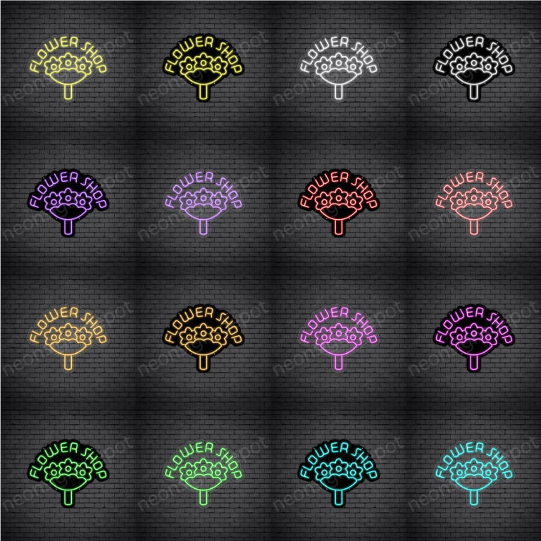 Flower Shop V11 Neon Sign