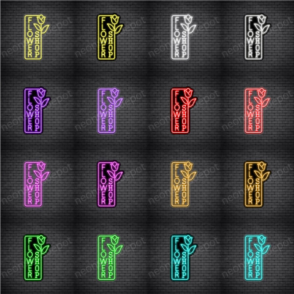 Flower Shop V12 Neon Sign Flower Shop V12 Neon Sign