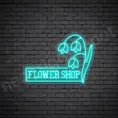 Flower-Shop-V13-Neon-Sign-18x24-WS-C-BRIGHT-BLUE