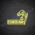 Flower-Shop-V13-Neon-Sign-18x24-WS-C-YELLOW