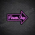 Pink Flower Shop V15 Neon Sign